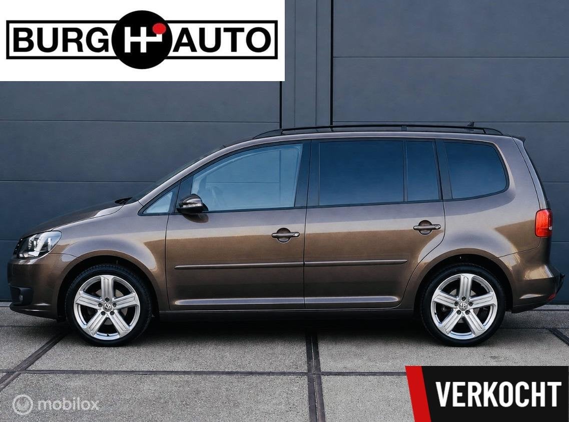 Volkswagen Touran 1.4 TSI Highline AUTOMAAT - SCOOTMOBIEL LI, Euro 5, Zwart, 4 cilinders, Bedrijf