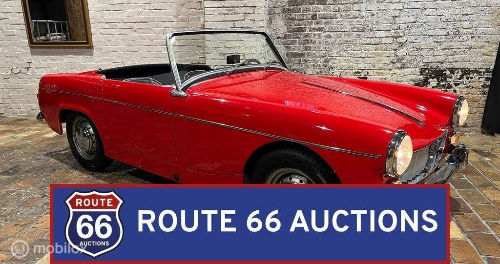 MG Midget | 1962 | Route 66 Auctions, Auto's, Oldtimers, Overige carrosserieën, Zwart, Bedrijf, Handgeschakeld