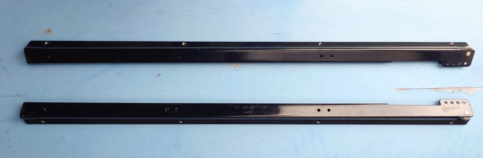 Zware metalen ladegeleiders 90 cm, uittrekbaar tot 160 cm, Ophalen of Verzenden, Gebruikt
