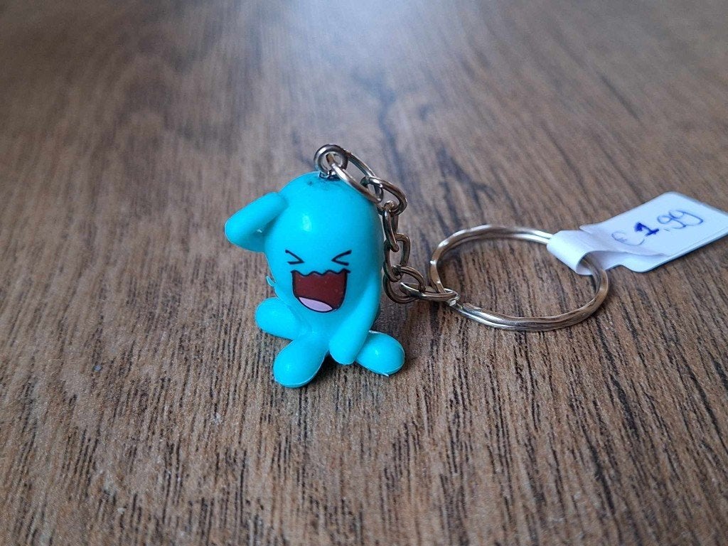 Sleutelhanger : Pokemon : Wobbuffet !!, Verzamelen, Sleutelhangers, Info@keycharms.nl, Overige typen, Nieuw, Medemblik