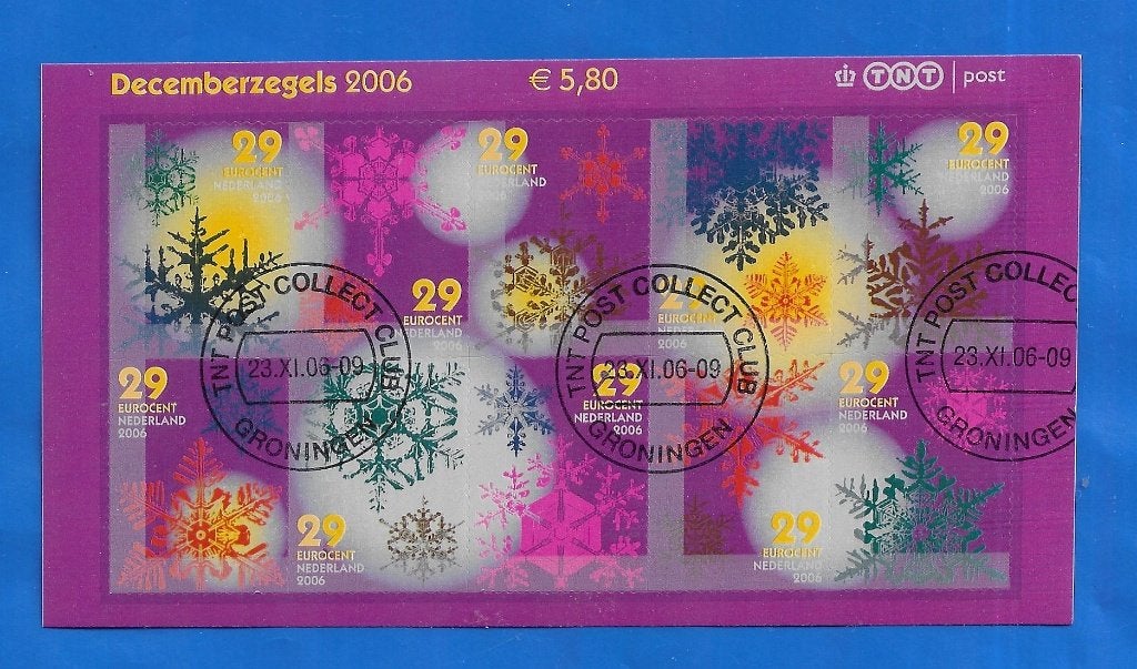 Decemberzegels 2006 - 1/2 Kerstvel 2446-2455 gestempeld, Verzenden, Na 1940, Gestempeld