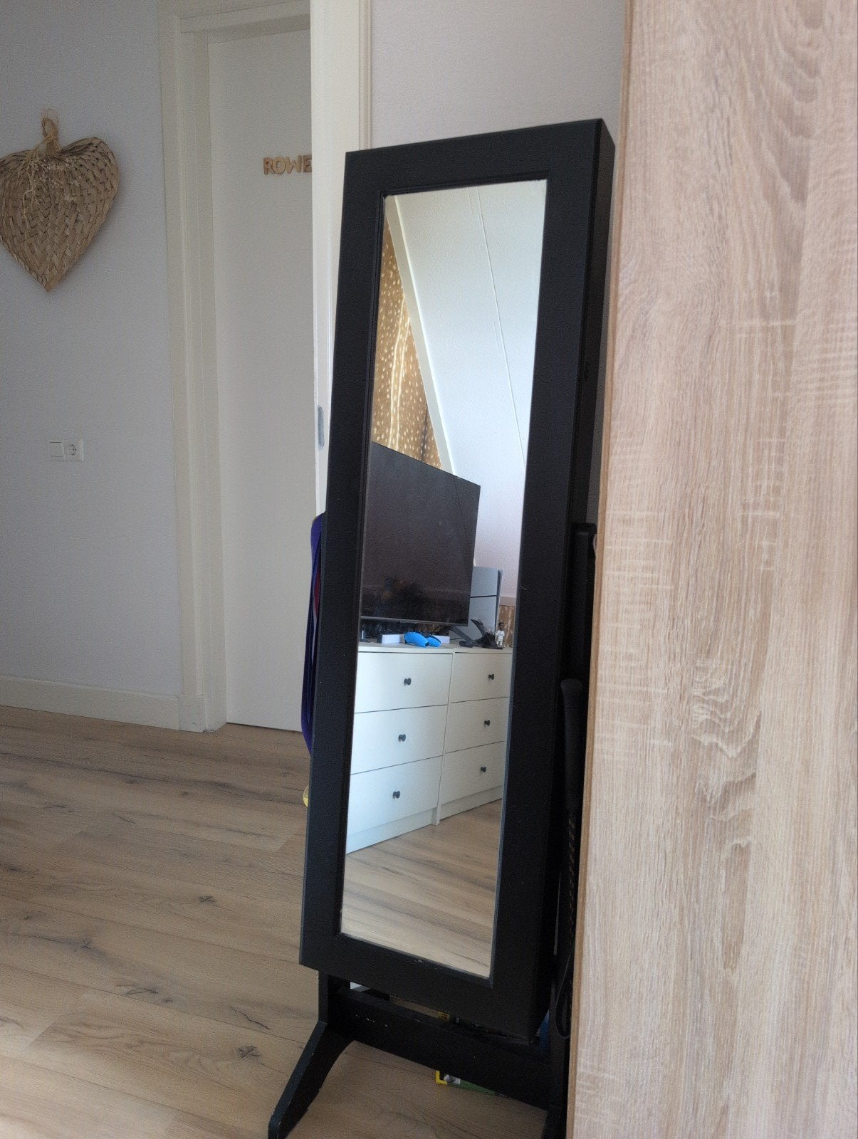 Spiegelkast op poot - Handige opbergruimte, Ophalen, Minder dan 50 cm, Gebruikt, 150 tot 200 cm