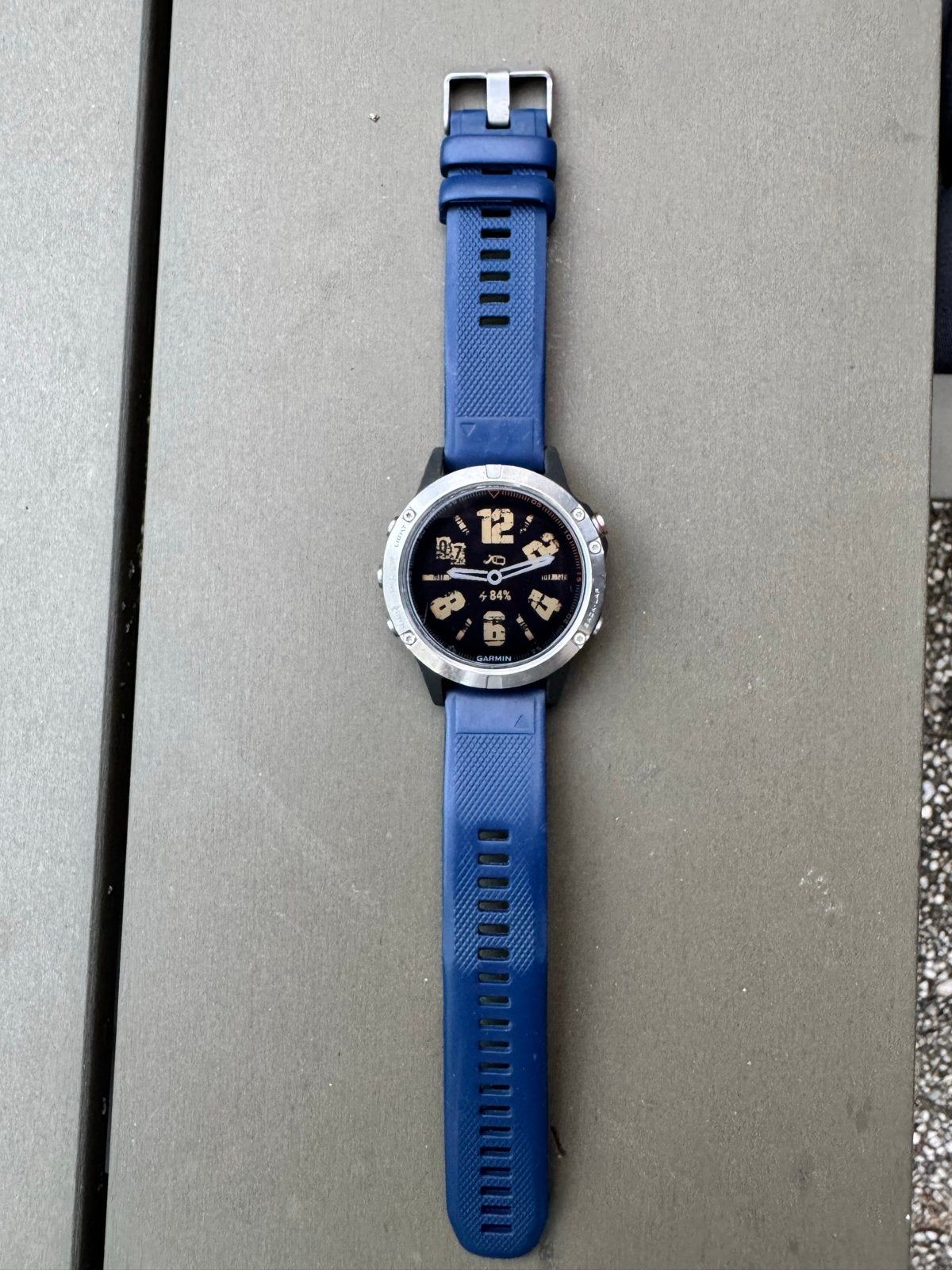 Garmin Fenix 5 - Blauw - Zo goed als nieuw, Afstand, Blauw, Ophalen of Verzenden, Zo goed als nieuw