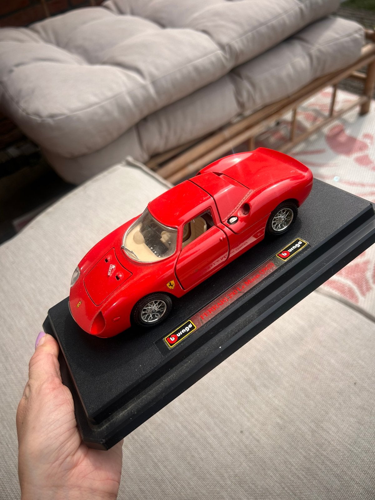Ferrari 20 Le mans (1965), Ophalen of Verzenden, Zo goed als nieuw, Bburago