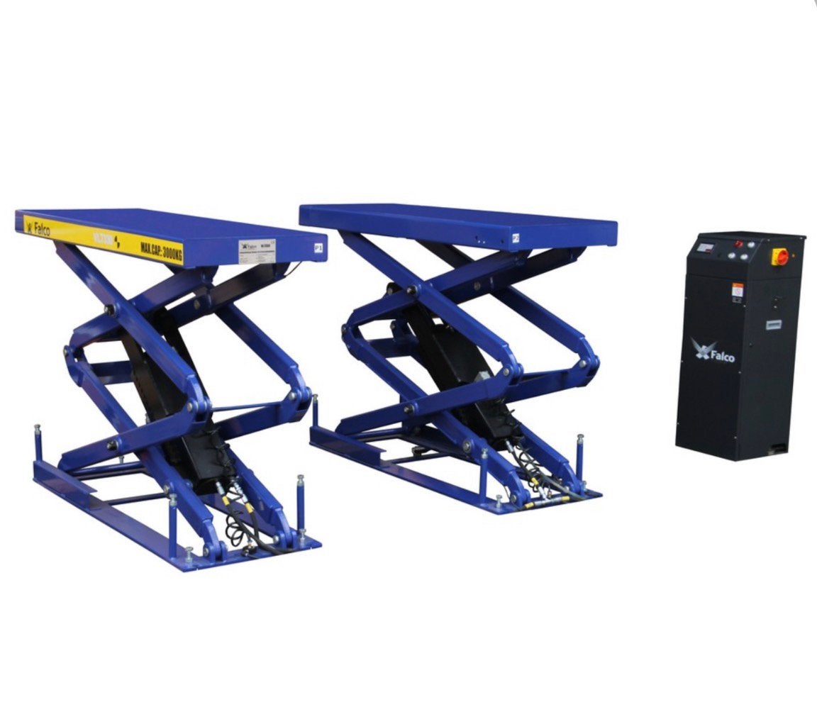 Dubbele schaarlift inbouw 3000kg 400V / Nieuw, Ophalen, Nieuw