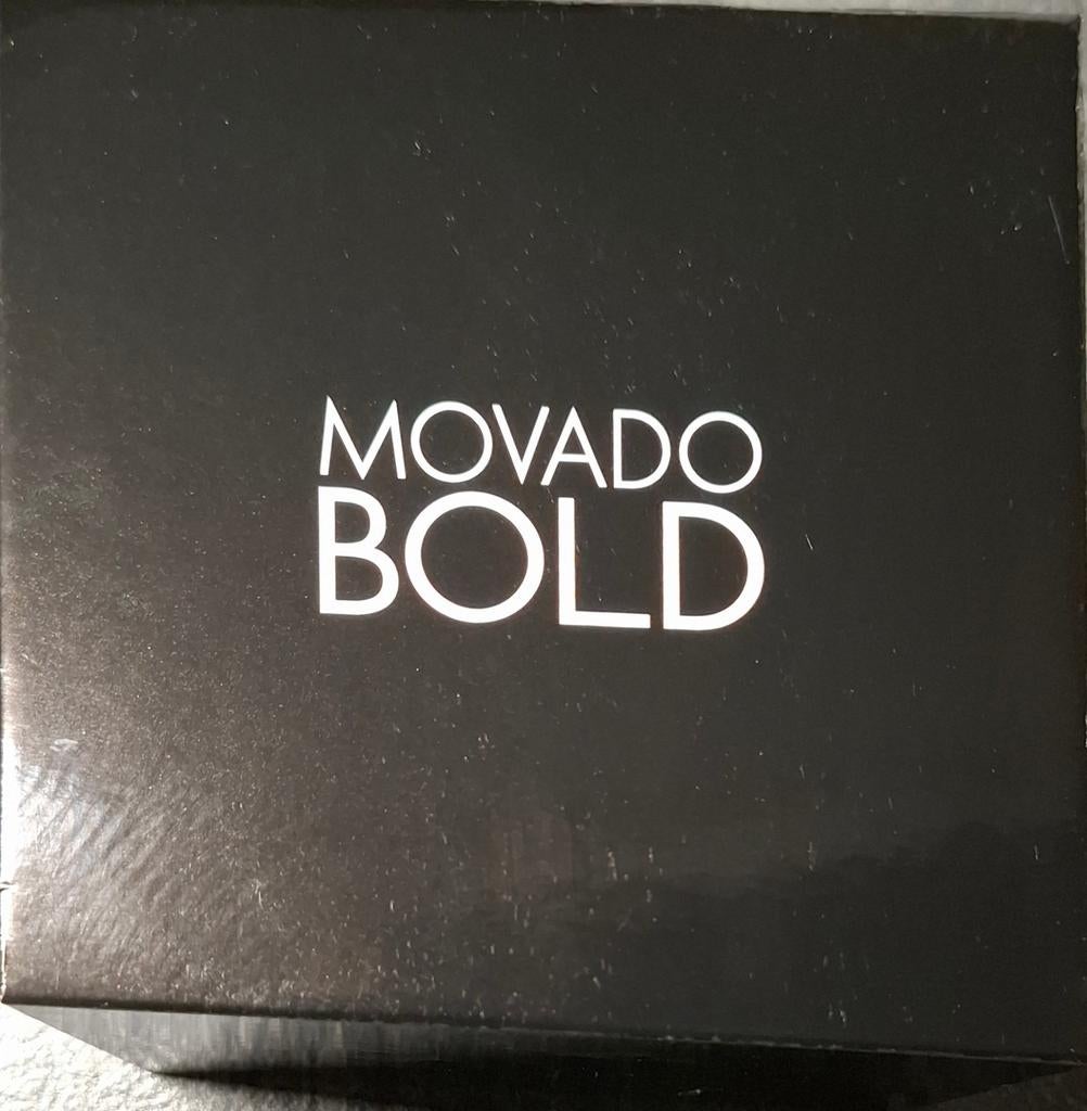 Nieuw Movado Bold horloge - Zwart met leren band, Overige merken, Overige materialen, Leer, Polshorloge