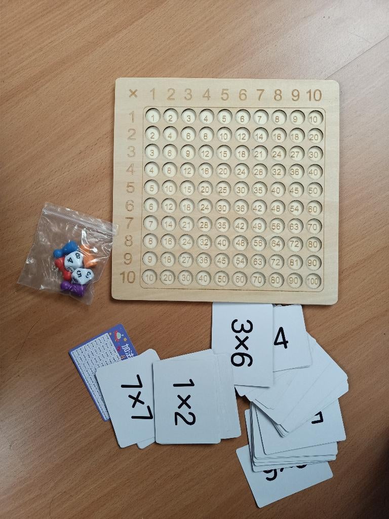 tafelsommen / vermenigvuldigingstafels in spel vorm, Ophalen, Nieuw, Rekenen