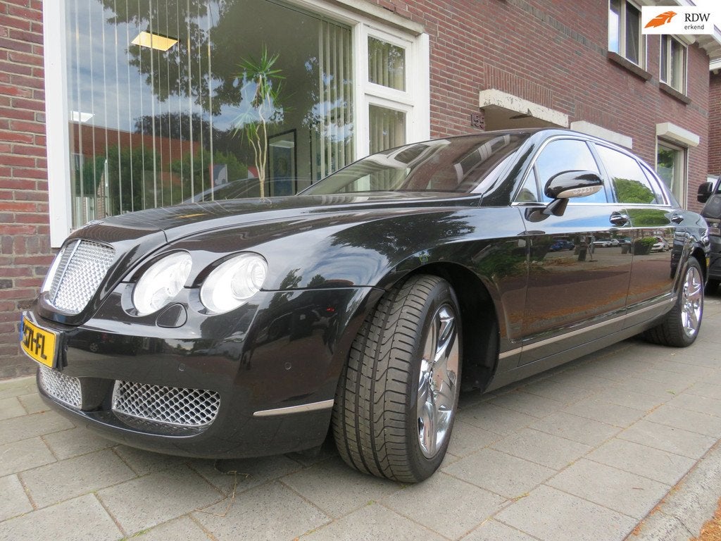 Bentley Continental Flying Spur 6.0 W12 Youngtimer BTW auto!, Automaat, Gebruikt, Beige, 12 cilinders
