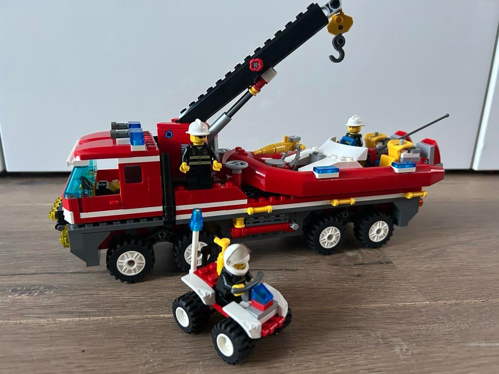 Complete Lego Brandweer Set (7213, 7241, 30220), Ophalen of Verzenden, Gebruikt, Complete set, Lego