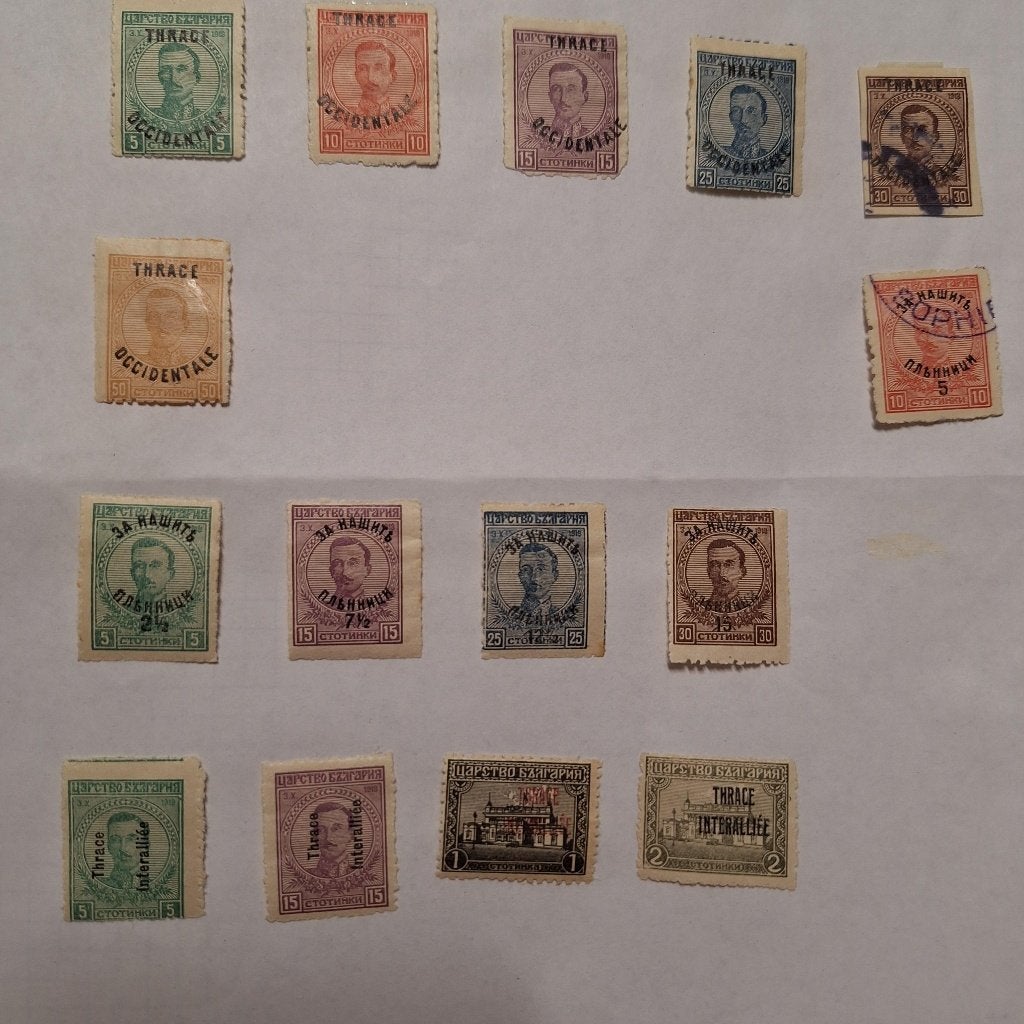 Postzegels Thracië, Thrace (Bulgarije, Griekenland, Rusland), Ophalen of Verzenden, Buitenland