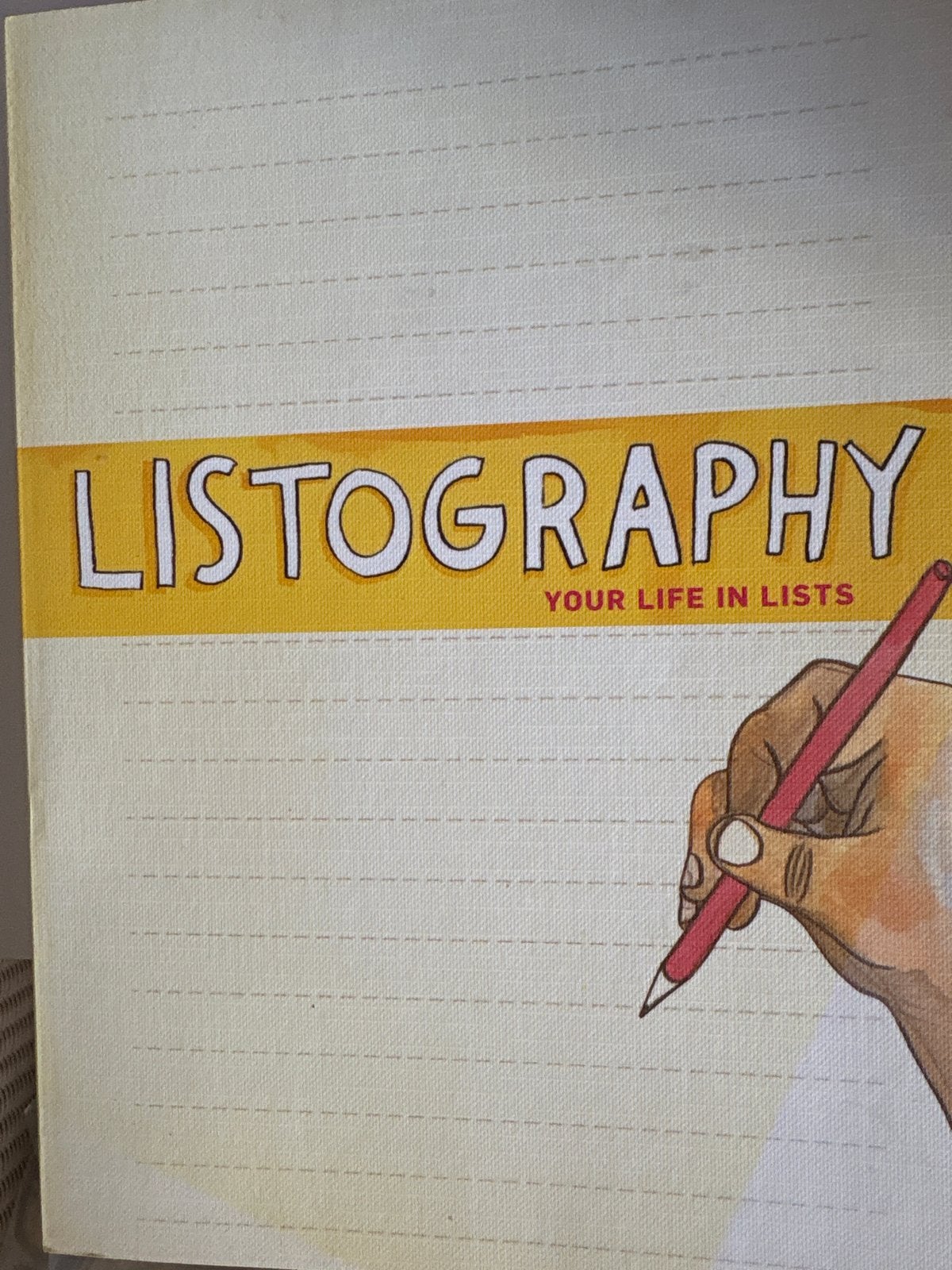Listgraphy - your life in lists, Ophalen of Verzenden, Zo goed als nieuw