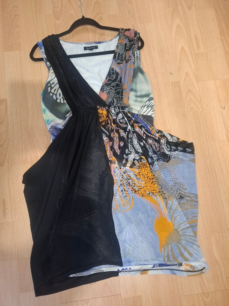 Vintage jurk St.Martins maat l/xl, Kleding | Dames, Jurken, Ophalen of Verzenden, Zo goed als nieuw, Maat 42/44 (L), Onder de knie