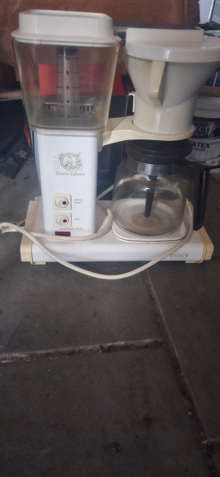 Vintage Douwe Egberts koffiezetapparaat - Werkt perfect!, Gebruikt, Overige modellen, Gemalen koffie, Ophalen of Verzenden