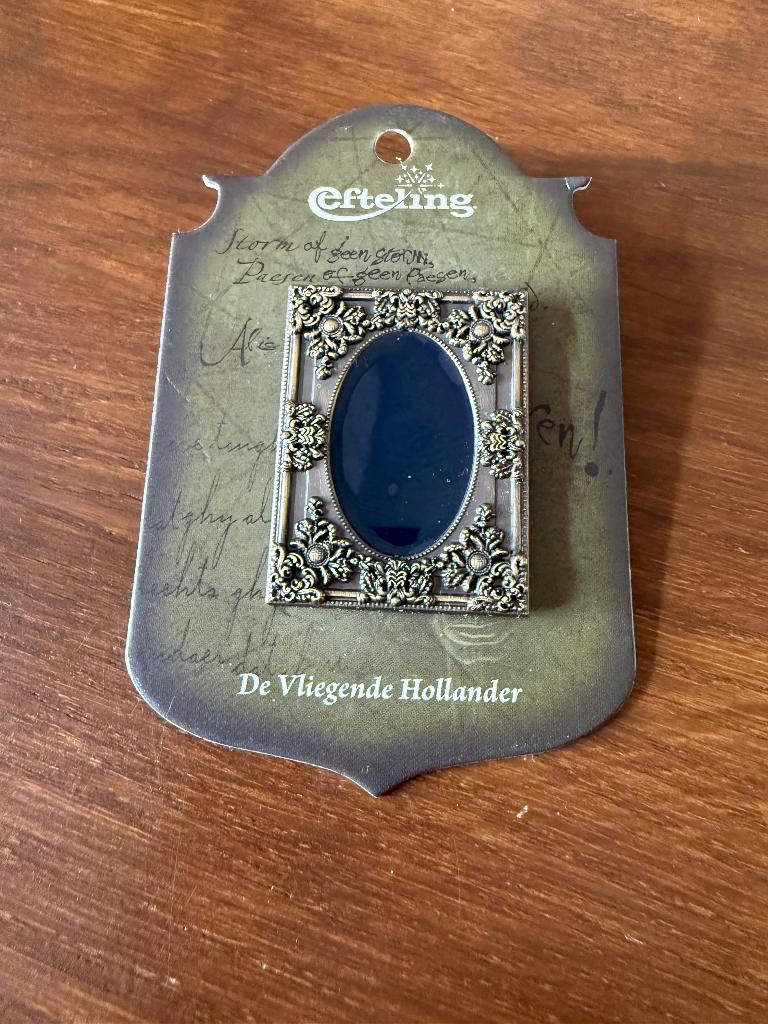 Efteling pin - De Vliegende Hollander – Spiegel, Ophalen of Verzenden, Nieuw, Button of Speldje