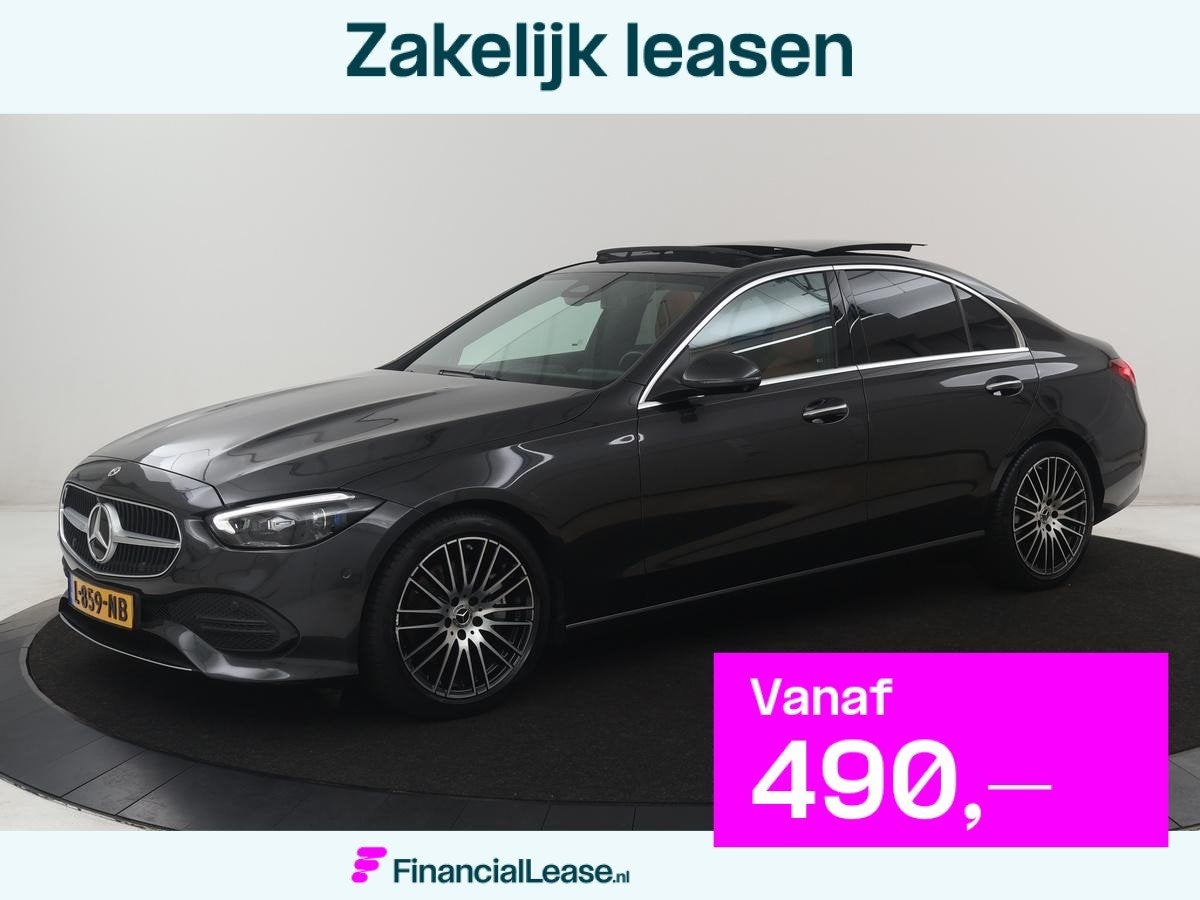 Mercedes-Benz C-klasse 200 Luxury Line | Panoramadak | Leder, Automaat, Achterwielaandrijving, Euro 6, 4 cilinders