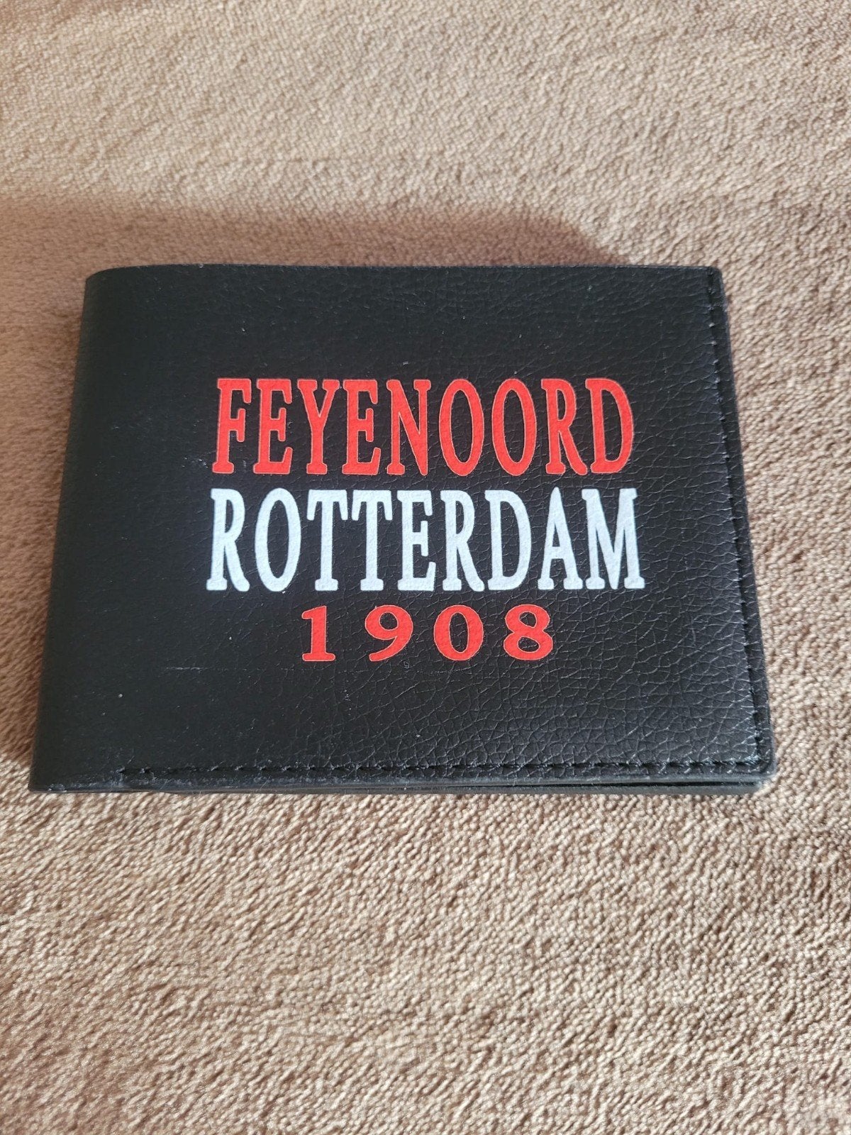 Nieuwe Feyenoord Rotterdam Portemonnee - Zwart, Sieraden, Tassen en Uiterlijk, Ophalen of Verzenden