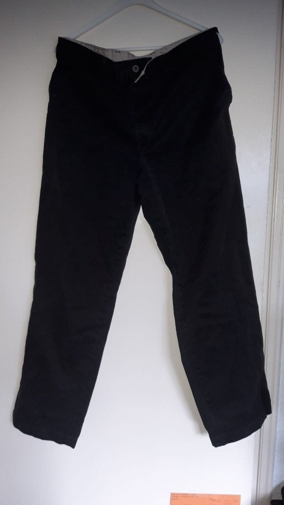 Dockers Chino Broek pantalon Zwart 26 W36 L32, Verzenden, Gedragen, Maat 56/58 (XL), Zwart