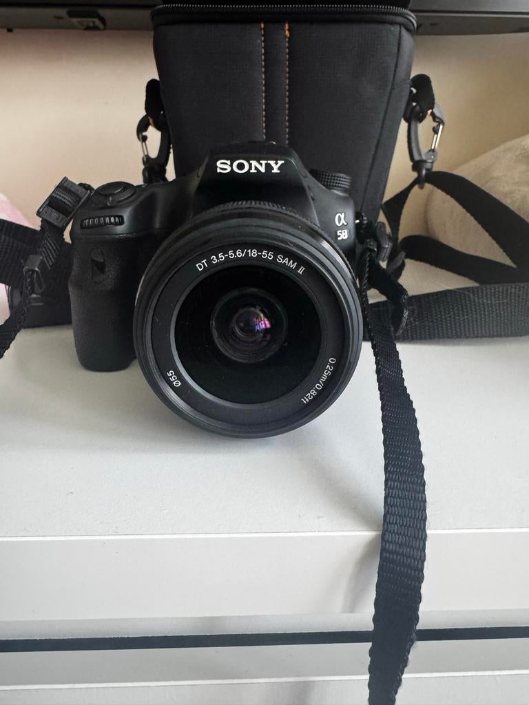 Sony SLT-A58 spiegelreflexcamera Nieuw staat, Ophalen, Spiegelreflex, Zo goed als nieuw, Sony