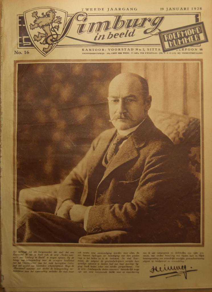 Roermond nr Limburg in Beeld zeldzaam, Verzamelen, Ansichtkaarten | Nederland, Ophalen of Verzenden, 1920 tot 1940, Limburg