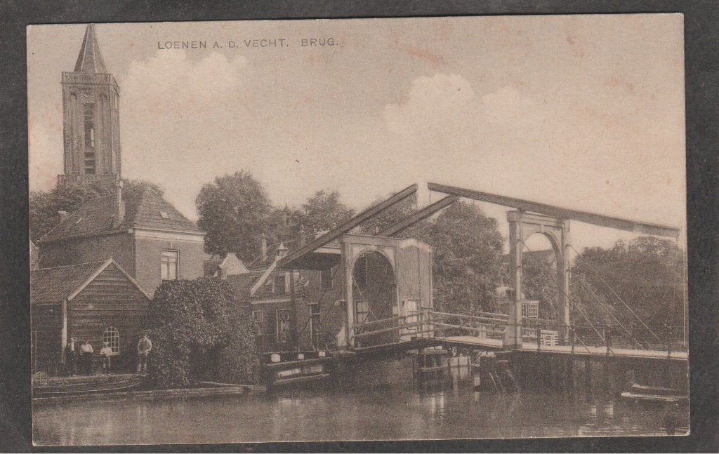 loenen aan de vecht  brug, Verzenden, 1920 tot 1940, Ongelopen, Utrecht