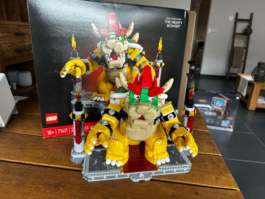 Lego 71411 Machtige Bowser, Ophalen of Verzenden, Zo goed als nieuw, Lego