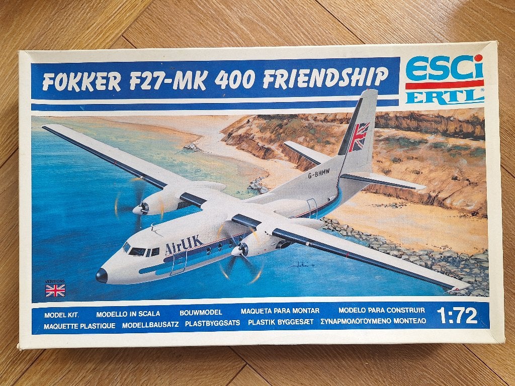 1:72 1/72 ESCI Fokker F27-MK 400 Friendship, Overige merken, 1:72 tot 1:144, Ophalen of Verzenden, Zo goed als nieuw