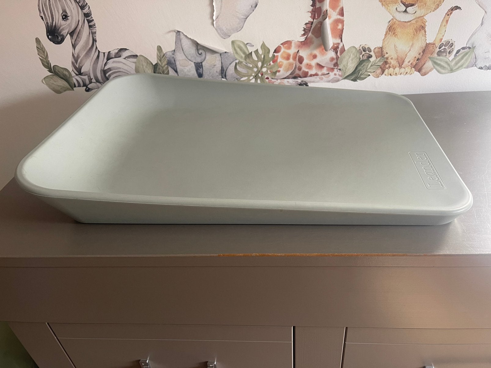 Leander Matty Aankleedkussen - Sage Green, Ophalen, Zo goed als nieuw
