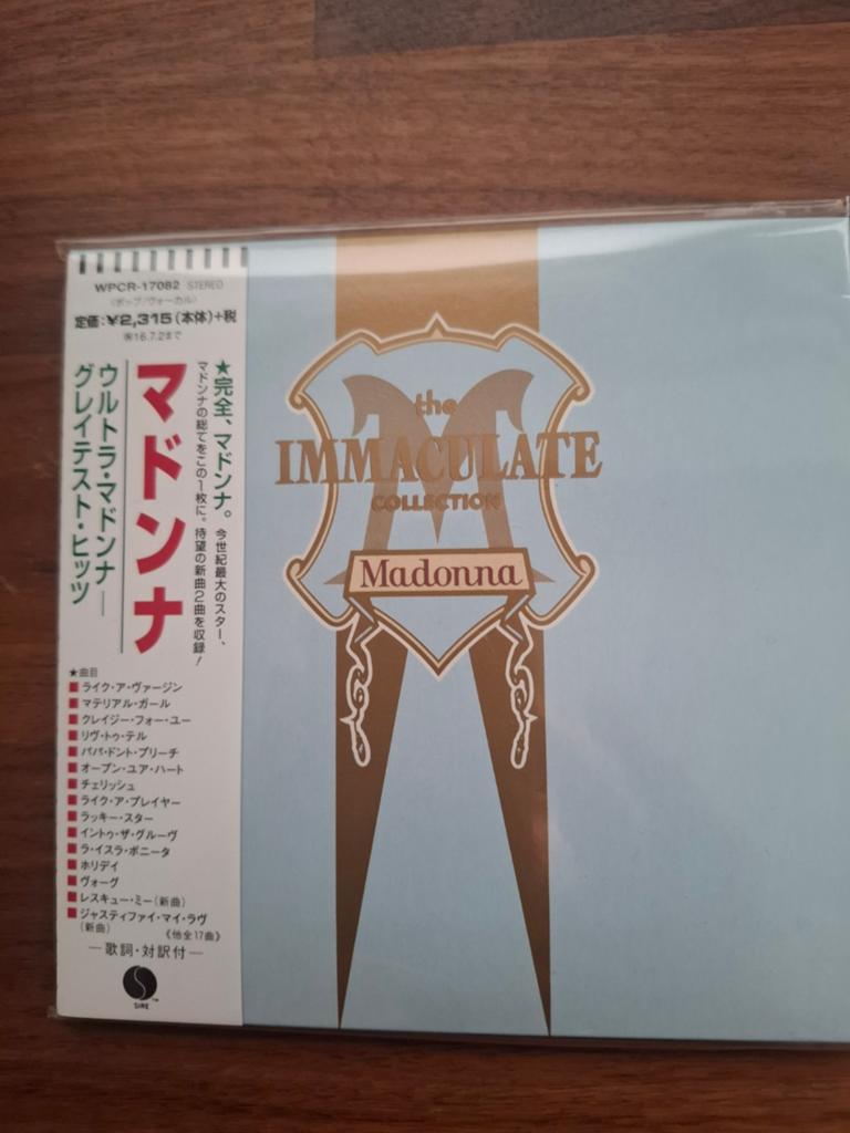 Madonna - The Immaculate Collection CD (Japanse Import), Ophalen of Verzenden, 1990 - 1999, Zo goed als nieuw