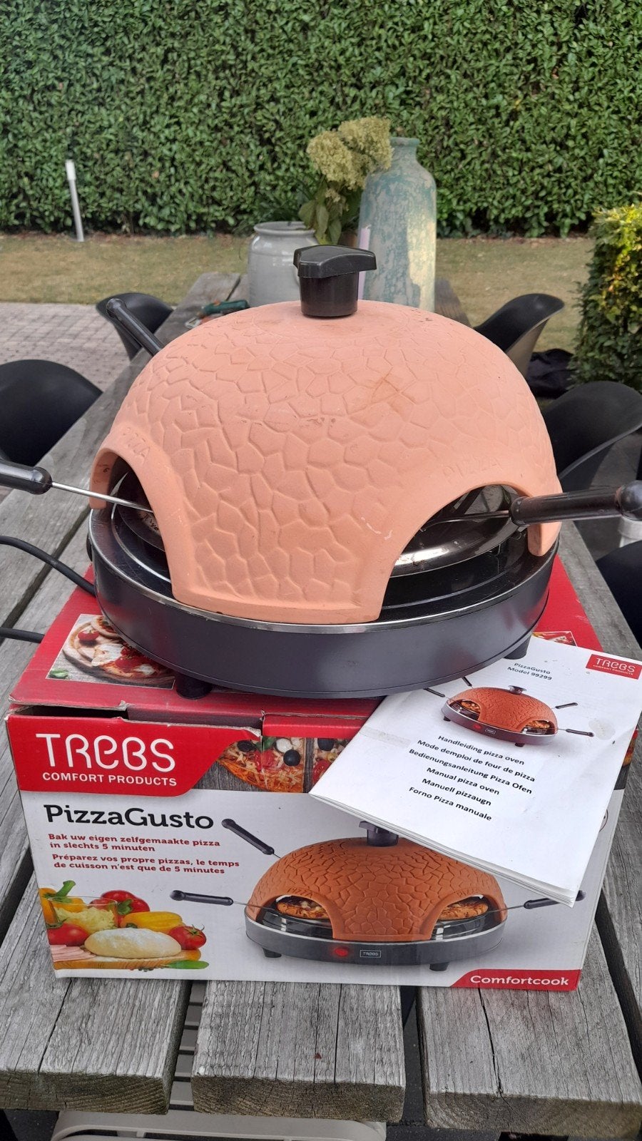 Trebs PizzaGusto Pizza Oven - Model 99299, Ophalen of Verzenden, Zo goed als nieuw, Trebs