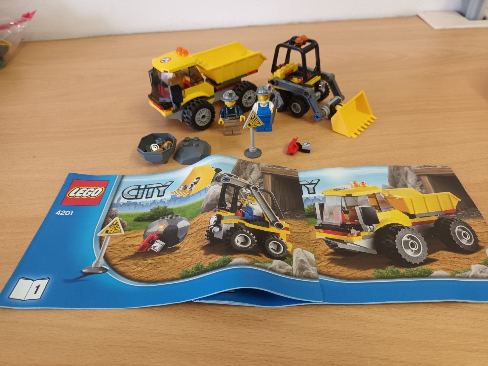 Lego 4201 mijnbouw kiepwagen met lader, Kinderen en Baby's, Speelgoed | Duplo en Lego, Ophalen of Verzenden, Zo goed als nieuw