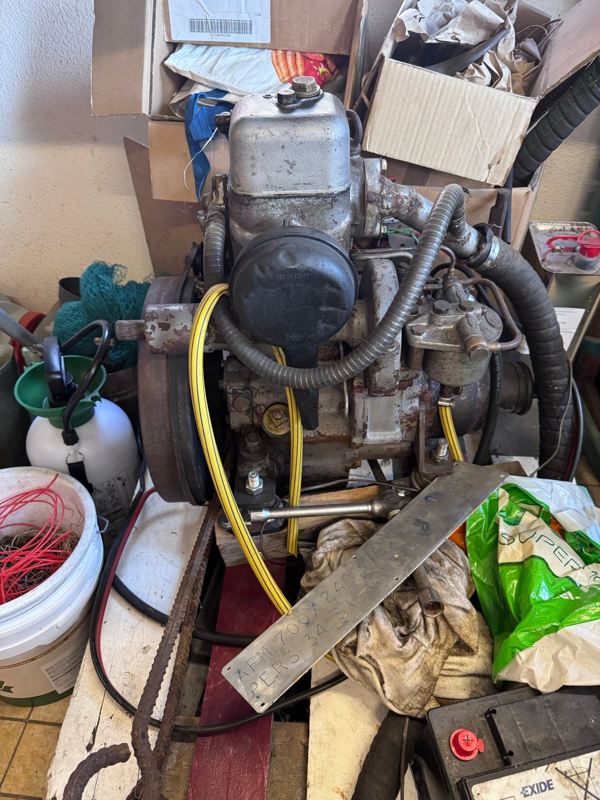 Diesel Volvo Penta 10 pk met keerkoppeling, Watersport en Boten, Bootonderdelen, Gebruikt, Motor en Techniek, Zeilboot of Motorboot