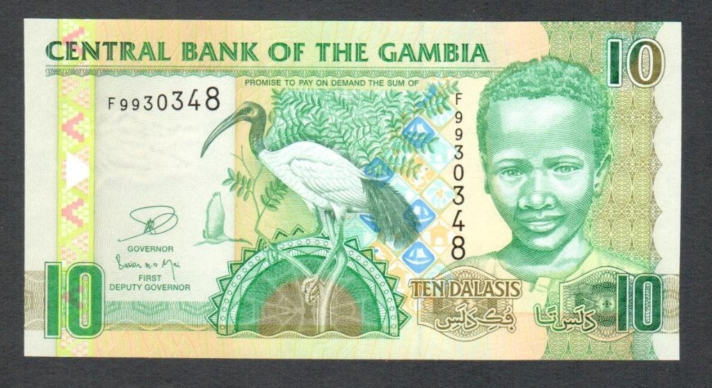 Bankbiljet - GAMBIA - 10 Dalasis 2013 - UNC., Ophalen of Verzenden, Overige landen, Los biljet