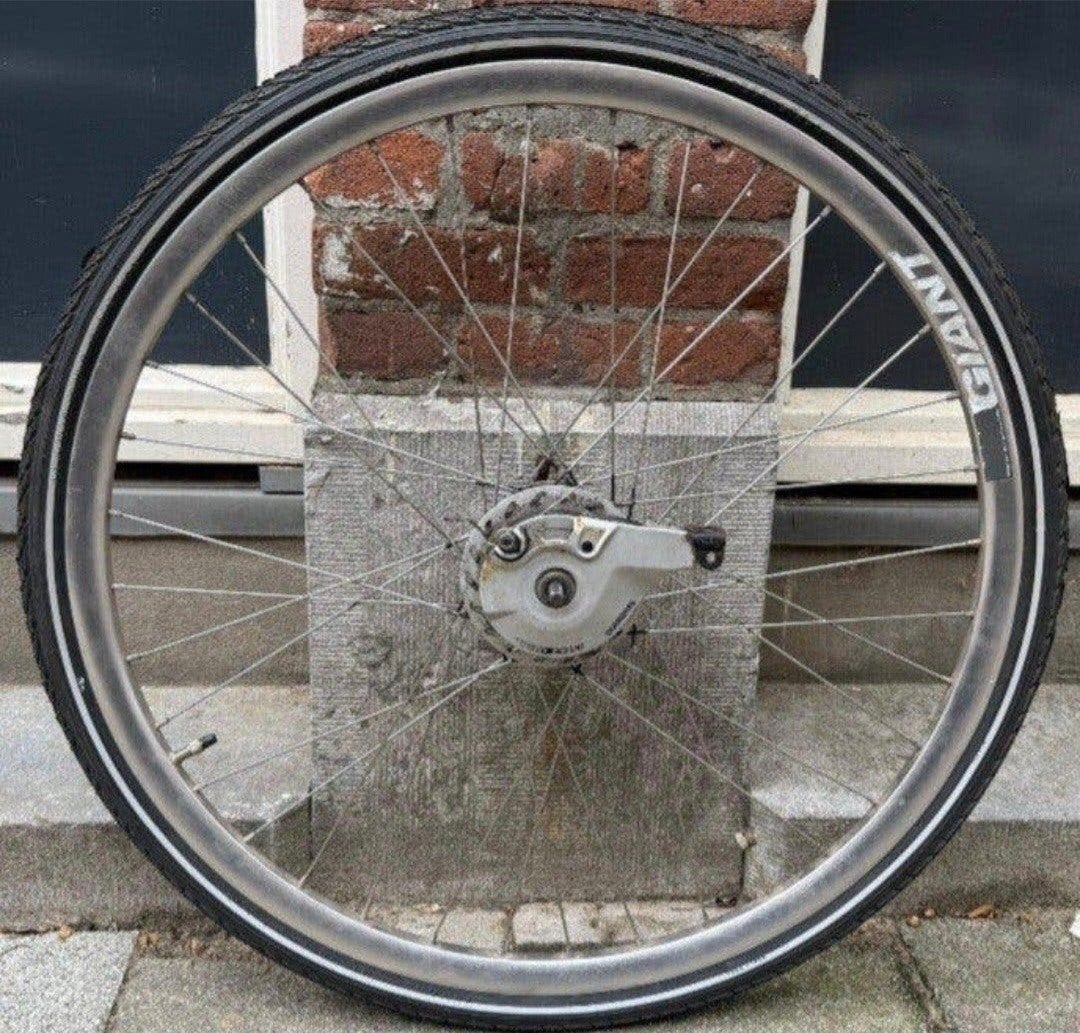 achterwiel 28 inch met nexus 8 naaf, Shimano Nexus, Zo goed als nieuw, Aluminium, Stadsfiets