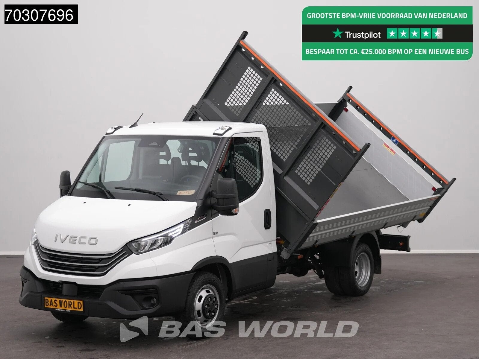 Iveco Daily 35C21 3.0L Automaat Driezijdige Kipper Dubbelluc, Automaat, Stof, Euro 6, 4 cilinders