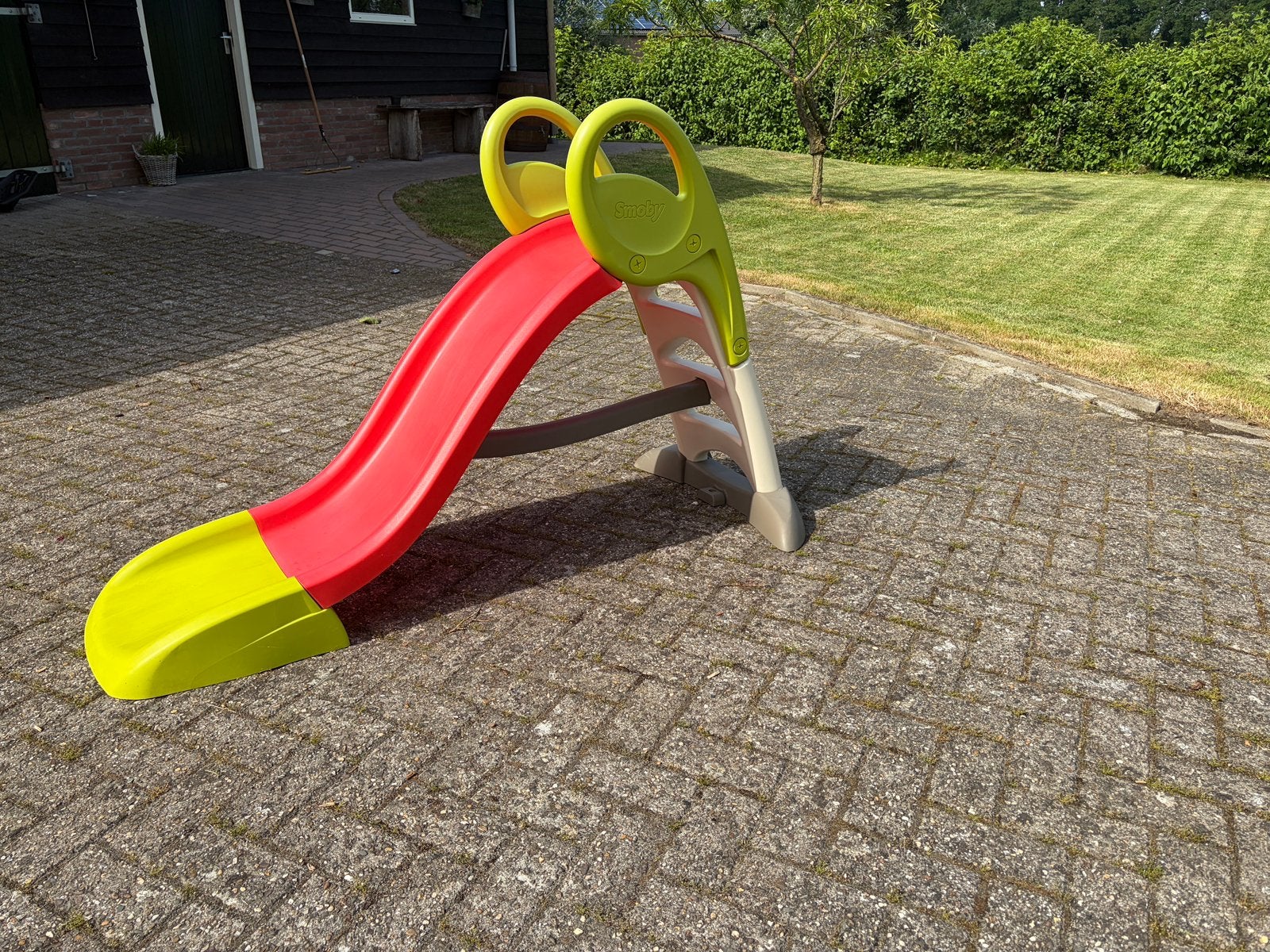 Smoby glijbaan met wateraansluiting, Ophalen of Verzenden, Zo goed als nieuw, Glijbaan