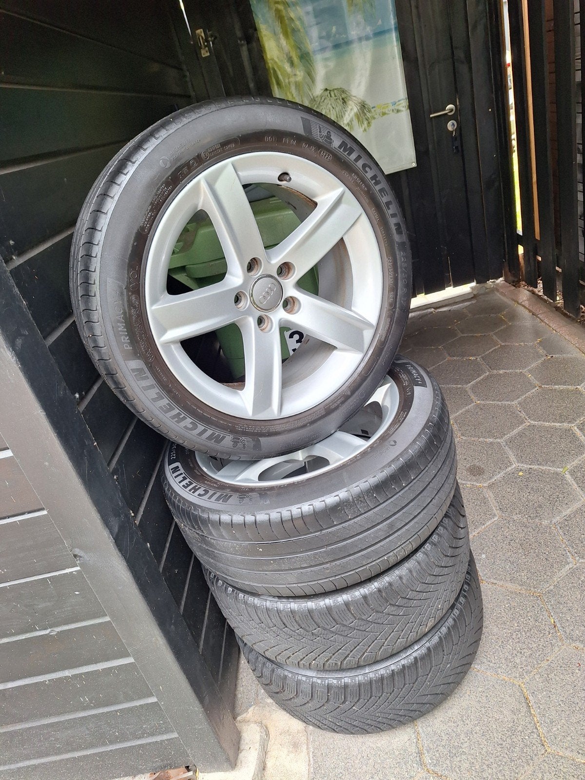 Velgen en banden 5x112 Audi A5, Auto-onderdelen, Banden en Velgen, 17 inch, Ophalen of Verzenden, Zomerbanden, 225 mm