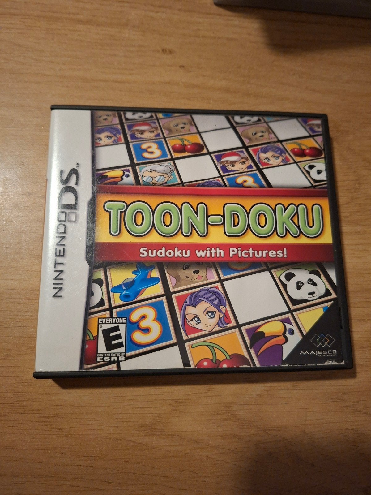 Toon-Doku Nintendo DS - Sudoku met afbeeldingen, Puzzel en Educatief, 1 speler, Ophalen of Verzenden, Zo goed als nieuw
