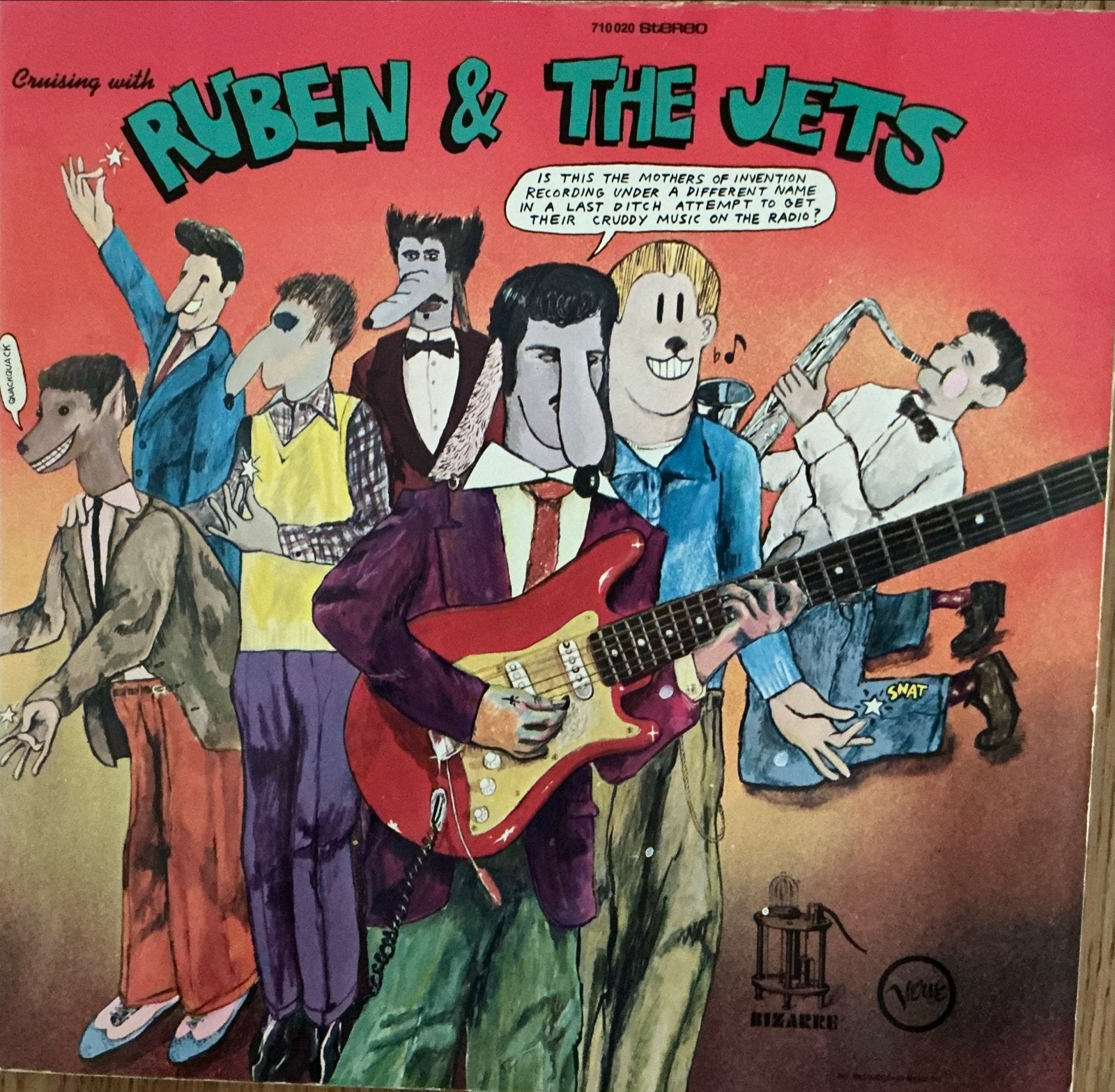 Ruben & The Jets - Cruising with Ruben & The Jets LP, LP, Gebruikt, Pop, Originele persing