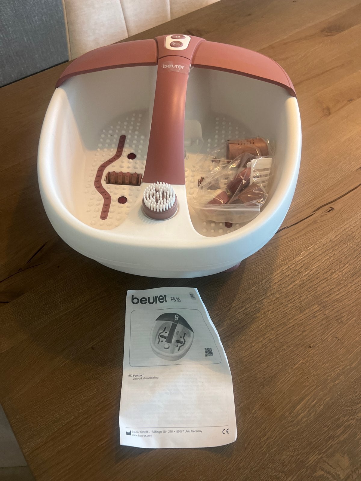 Beurer FB 35 Voetenbad met Aroma Therapie, Ophalen of Verzenden, Zo goed als nieuw, Hand- en Voetverzorging