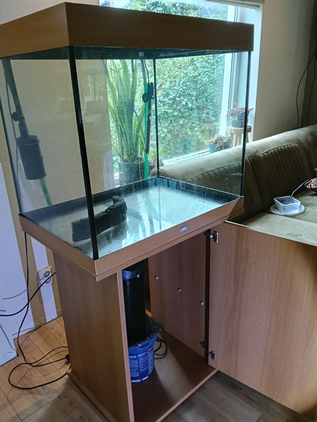 Juwel aquarium van 200 liter compleet met filter, Ophalen, Gebruikt, Leeg aquarium, Inclusief toebehoren