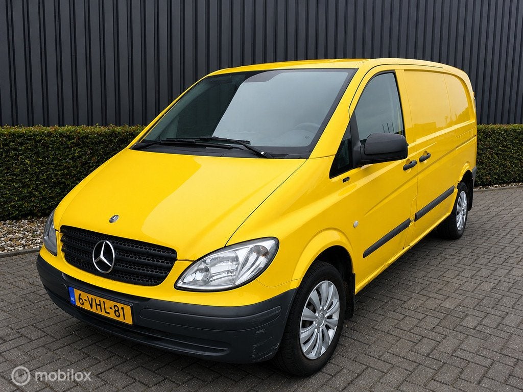 Mercedes Vito 109 CDI Lang | AIRCO | STANDKACHEL | TREKHAAK, Auto's, Achterwielaandrijving, Gebruikt, 2000 kg, Bedrijf