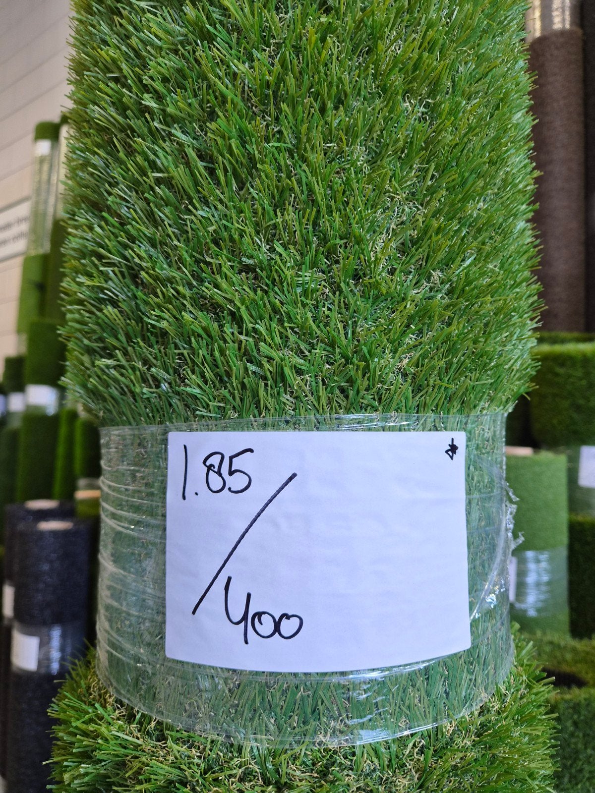 mooie coupon kunstgras poolhoogte 35mm 1.85 x 4.00 (7.4m2), Tuin en Terras, Ophalen of Verzenden, Nieuw, 20 m² of meer