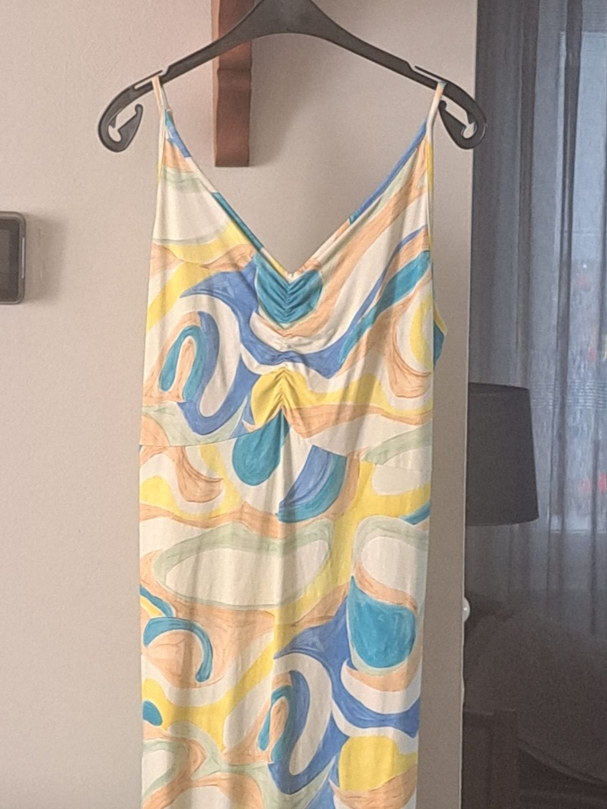 Zomer jurkje, Blauw, Maat 42/44 (L), Ophalen of Verzenden, Zo goed als nieuw