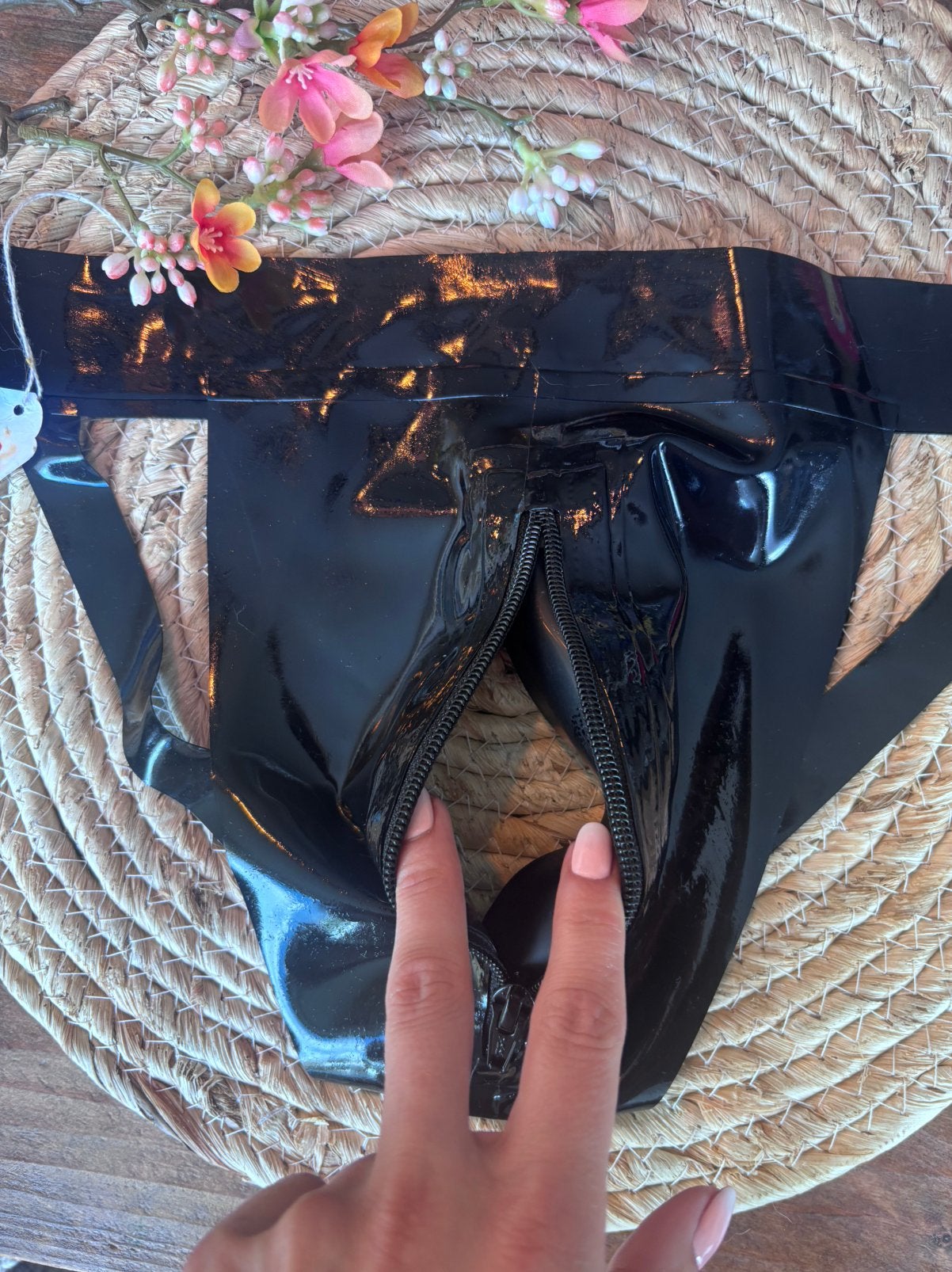 Jockstrap / Latex / Maat XXL, Verzenden, Zwart, Slip