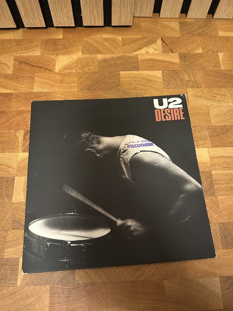 U2 Desire single, Cd's en Dvd's, Vinyl Singles, Ophalen of Verzenden, Gebruikt, Pop, Single