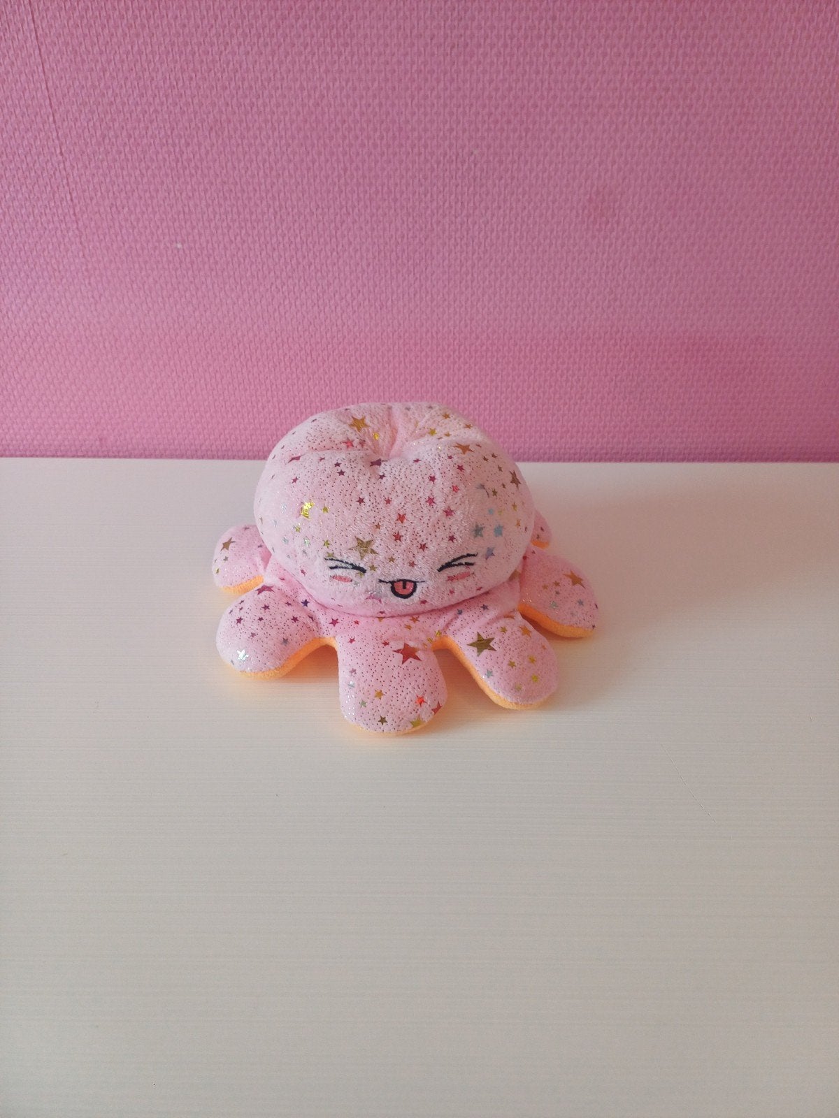 Leuke octopus knuffel, Kinderen en Baby's, Speelgoed | Knuffels en Pluche, Ophalen of Verzenden, Gebruikt, Overige typen, Middelgroot (20 tot 80 cm)