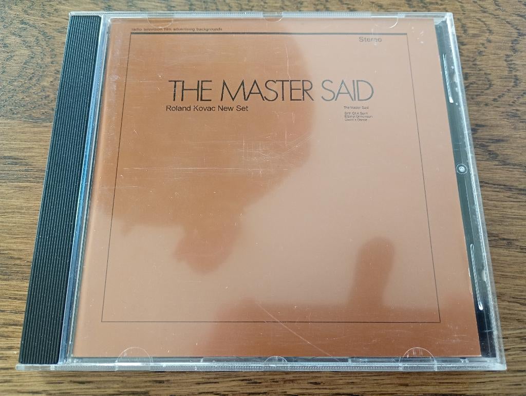 Roland Kovac New Set - The Master Said, Verzenden, Zo goed als nieuw, Progressive