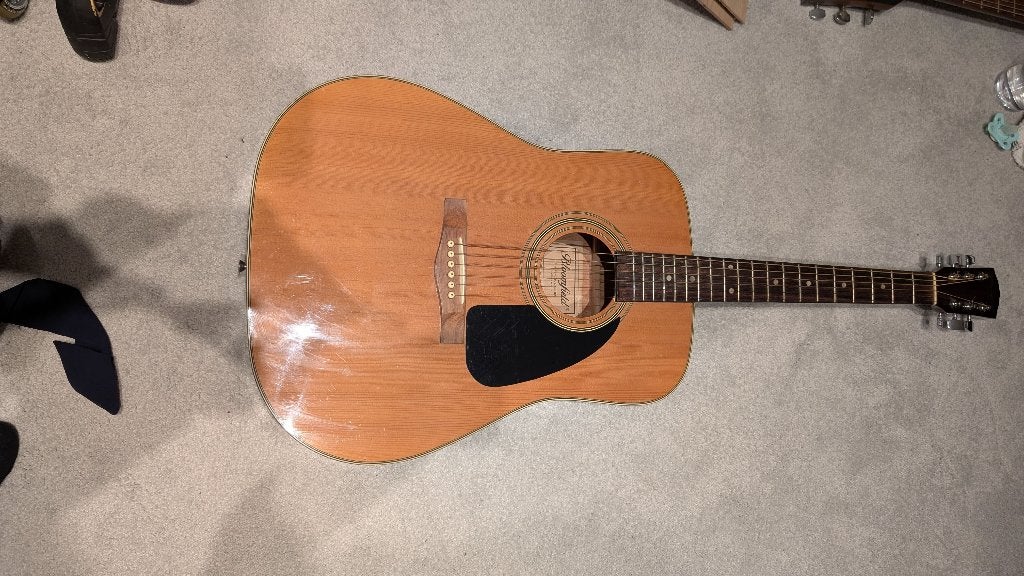 Bloomfield BL-208 Western Gitaar, Ophalen, Gebruikt, Western- of Steelstringgitaar