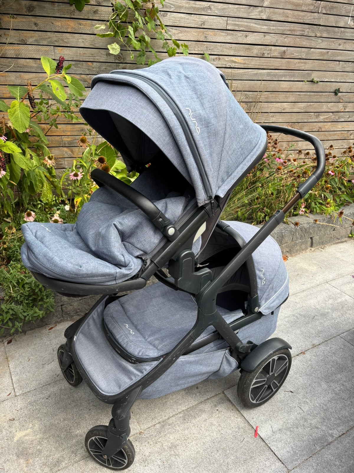 Super handige kinderwagen Nuna Demi Grow, Gebruikt, Combiwagen, Verstelbare duwstang, Ophalen
