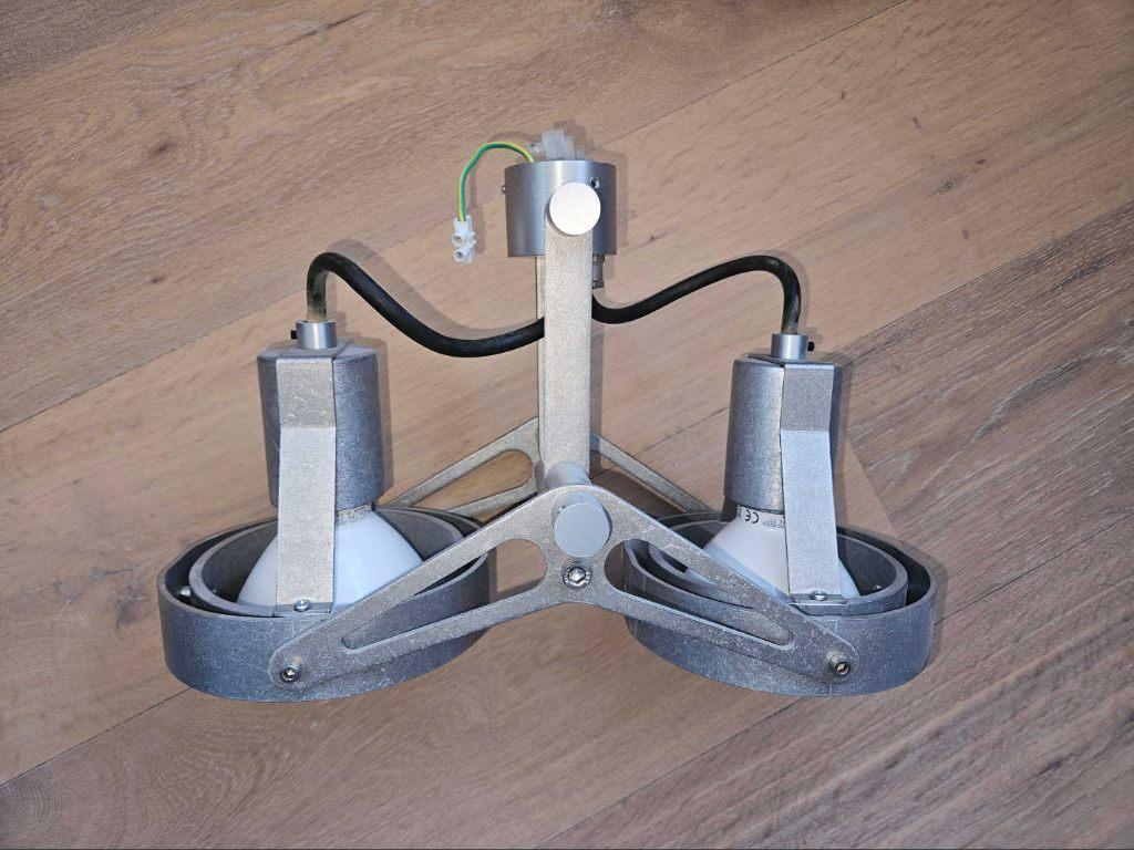 Modular Nomad 2 x PAR30 spot, Gebruikt, Metaal of Aluminium, Ophalen of Verzenden, Modern industrieel